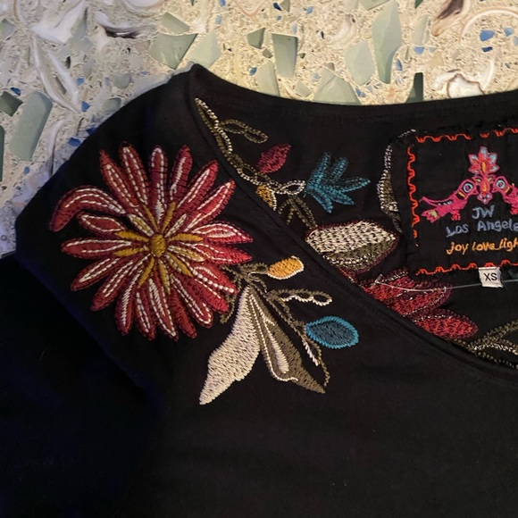 XS Johnny Was Ballet Sleeve Tunic Dress - Picture 6 of 8